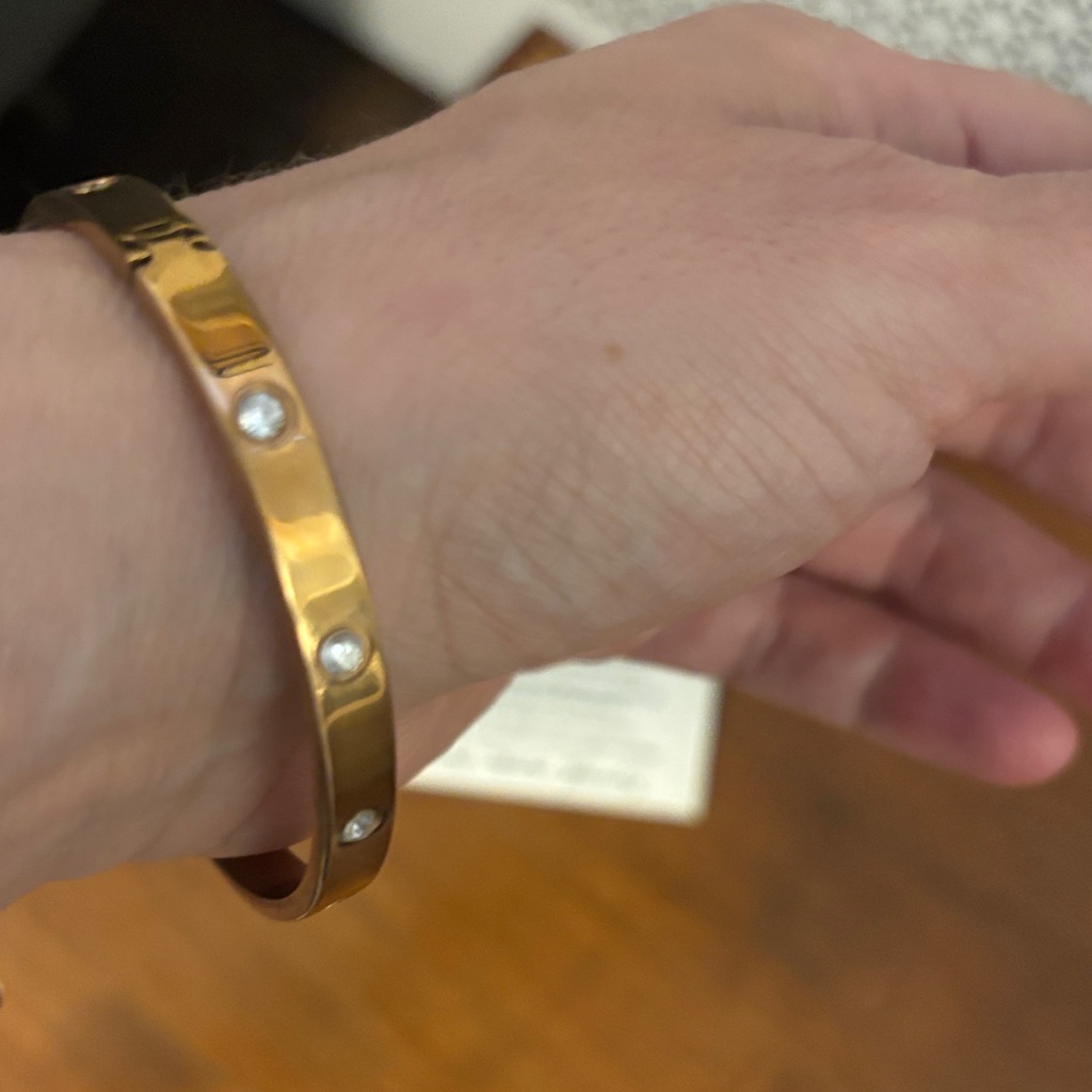 Jennifer Miller Crystal Bangle Bracelet